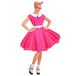 W WIDMANN MILANO Rock-'n-roll fashion jurk roze 50s