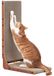 Merkloos L-vormige Krabpaal van 68 cm met Speelbal voor Katten