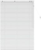 vidaXL Venetiaanse jaloezie Wit 110 x 160 cm 35 mm