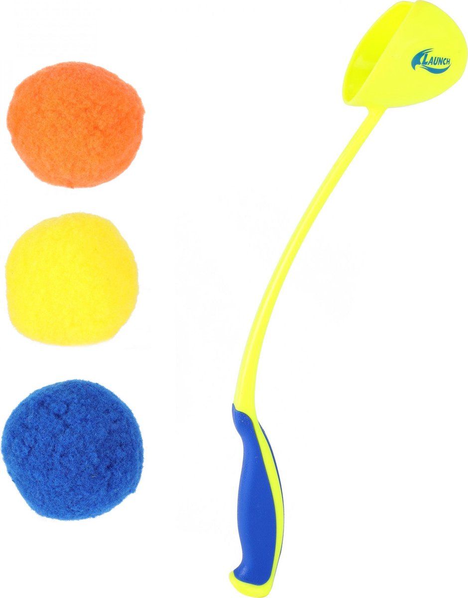 Toi-Toys Balwerper Splash Launch Junior - Geel - 4-delig