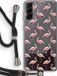 Case Company® - Samsung Galaxy S21 Plus Hoesje met Koord - Flamingo - Back Cover