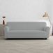 Italian Bed Linen Bankdeken, bi-elastisch, elastisch, PRETTY, lichtgrijs, 3-zits