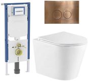 Geberit QeramiQ Dely Toiletset - Glans Wit