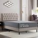 Empyrean Kingsize hoeslaken, ultrazacht microvezel 110 g/m² hoeslaken met diepe hoeken, vochtafvoerend voor 14 tot 16 inch, krimp- en vervagingsbestendig, hoekbanden, antracietgrijs