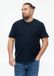 s.Oliver T-shirt Heren 5XL Navy Katoen Ronde Hals Korte Mouw Aansluitend Effen
