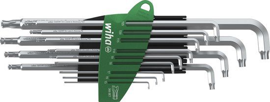 Wiha Stiftsleutelset in ProStar houder Stubby TORX® kogelkop titaanzilver 13-delig