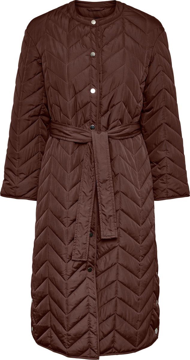 Pieces PCFAWN LONG QUILTED JACKET Women's Quilted Jacket - Size S