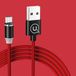 USAMS U-Sure Serie Câble microUSB Magnétique 1m Charge Rapide Rouge