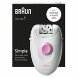 Braun Silk Epil 1 Epilator Transparant