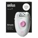 Braun Silk Epil 1 Epilator Transparant
