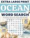 Extra Large Print Ocean Word Search for Seniors