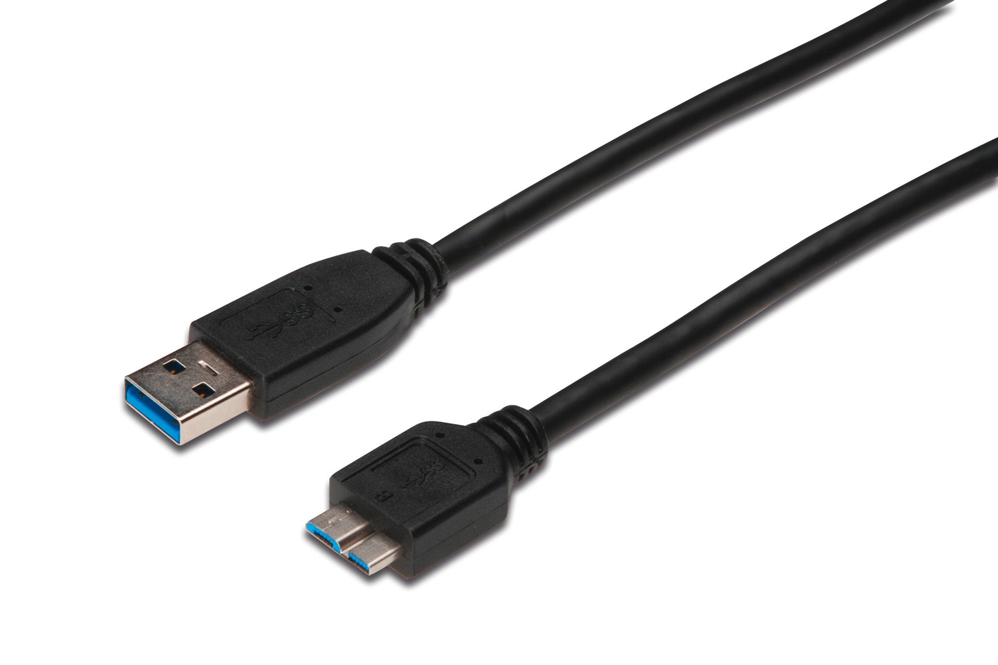 Digitus AK-300117-003-S USB-kabel - 0,25 m - Zwart