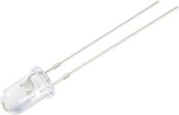 Tru Components Bedrade LED Groen Rond 5 mm 2180 mcd 30 ° 1 mA 2.8 V
