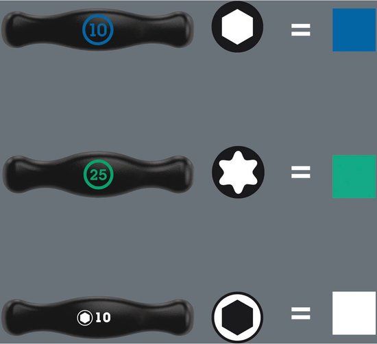 Wera 495 Dopschroevendraaier - 10 mm - 230 mm
