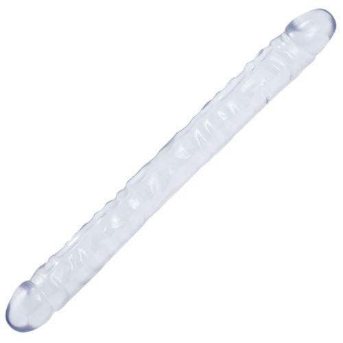 Doc Johnson Double Dong Clear Jellie 18 - 45 x 4 cm