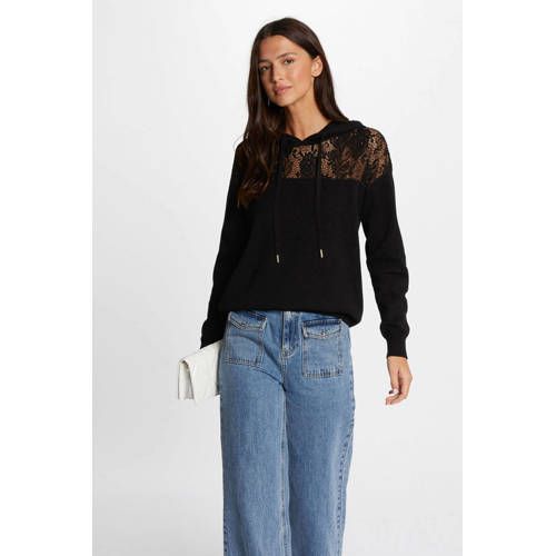 Morgan hoodie zwart