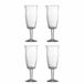 Bloomingville Set de verres à vin Asha - 4 pièces - 125 ml - Transparent