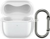 kwmobile Earphones Case for Huawei FreeClip 2 Case - Clear TPU Silicone Earbuds Cover - Transparent