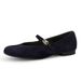 Paul Green Ballerina met riempjes donkerblauw