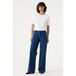 Garcia wide leg jeans - mediumblauw