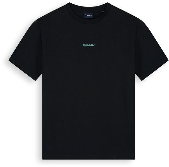 Ballin Amsterdam Jongens Loose fit T-shirt Crewneck SS Black Maat 14
