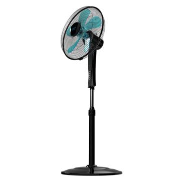 Cecotec 05905 - Floor Fan - Black/Blue - 40cm - 3 Speeds - Remote Control