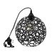 Homemania Seljuk tafellamp, bureaulamp, nachtkastje, metaal, zwart, 25 x 25 x 28 cm, 1 x E27, max. 100 watt, 5029-001-ML