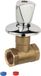 KIRCHHOFF Inbouw Stopkraan - Chroom - 3/4"BI - Met Rozet