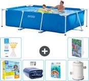 Intex Rechthoekig Frame Zwembad - 260 x 160 x 65 cm - Blauw
