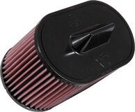 K&N Vervangingsfilter Maserati Ghibli 3.0 / Quattroporte 3.0/3.8 benzine 2014-2018 (E-0651) - Rood