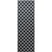 Maison Exclusive Lesaka Noir et Blanc 100 x 400 cm