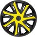 Wieldoppen N-Power Wieldoppen geel/zwart 16 inch set van 4