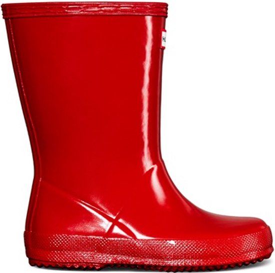 Hunter Regenlaarzen KFT5094RGL-MLR Rood Maat 34 - Unisex Kinderen