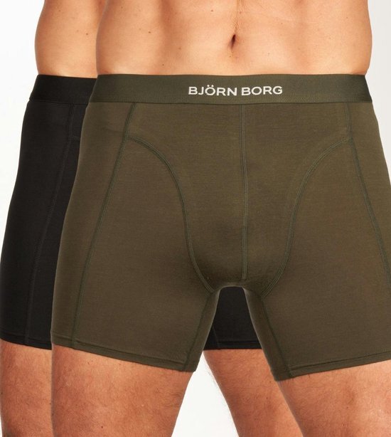 Bj&#246;rn Borg 2-pack heren boxers - Lyocell - MP002 - L - Groen.