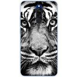 Xiaomi Redmi 8 Bedrukt siliconen hoesje Tigre blanc et noir