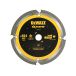 DeWALT DT90256-QZ Cirkelzaagblad Voor PCD Laminaat/vezelcement - 184 X 20/16 X 4T