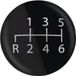 Simoni Racing Pookknopsticker 30 Mm 6 Versnellingen Zwart