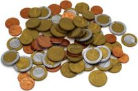 WISSNER Euromunten speelgeld, set van 80