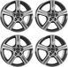 Borbet 4 Jantes CWD 6.0x15 pouce ET68 5x118 ANTP-keur Fiat Ducato