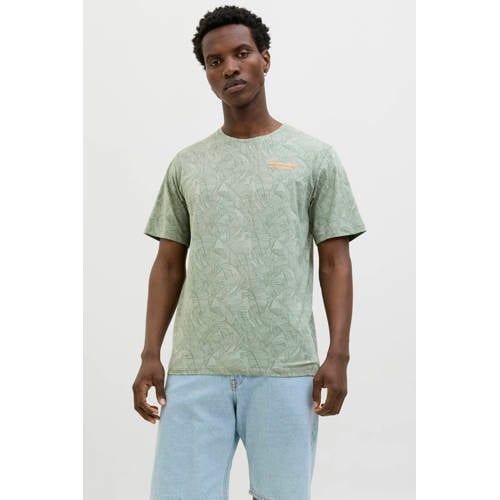 Jack & Jones T-shirt Jorfriday Tee Ss Crew Neck Weh 12264538 Lily Pad Mannen Maat - L