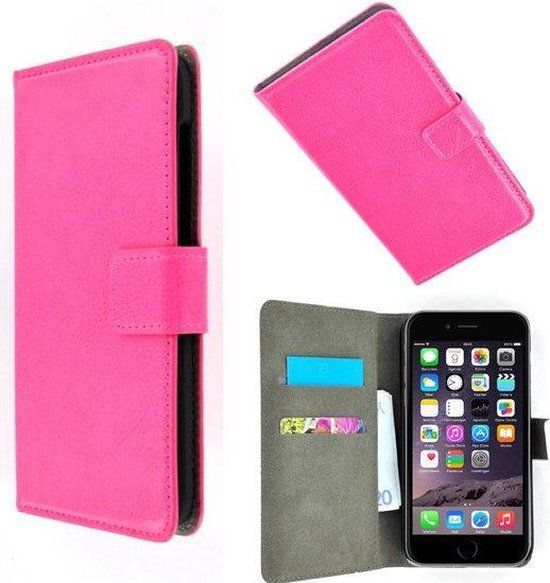 pearlycase Apple iPhone SE Wallet Bookcase hoesje Roze