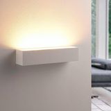 Lindby Wandlamp Santino Gips Wit 2-lichts G9