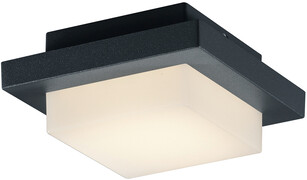 BES LED LED Tuinverlichting - Tuinlamp Plafond - Trion Hando - 3W - Mat Zwart - Aluminium