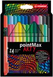Stabilo Viltstift pointmax 488/24 arty m 24st ass | 6 stuks