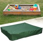 Ibenzoa® Housse universelle imperméable pour bac à sable 120 x 120 cm Vert