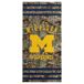 Northwest NCAA Michigan Wolverines uniseks-volwassen strandlaken, 76 x 152 cm, bomen, strepen