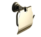 Sapho Diamond toiletrolhouder bronzen met klep