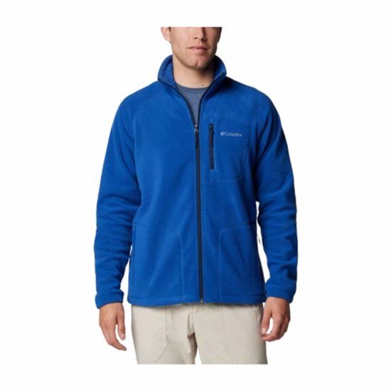 Columbia Men Fast Trek II Full Zip Fleece Vest Mountain Blue-S