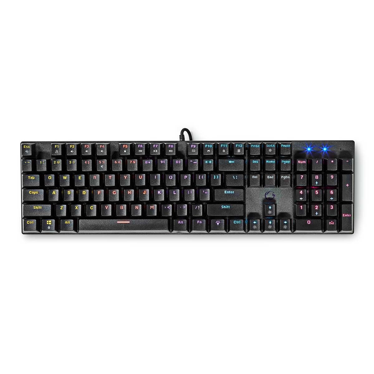 Nedis GKBDM110BKUS - Gaming Toetsenbord - USB - QWERTY US International - Zwart