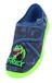 BECK Huisschoenen 'T-Rex' donkerblauw / neongroen / rood / wit